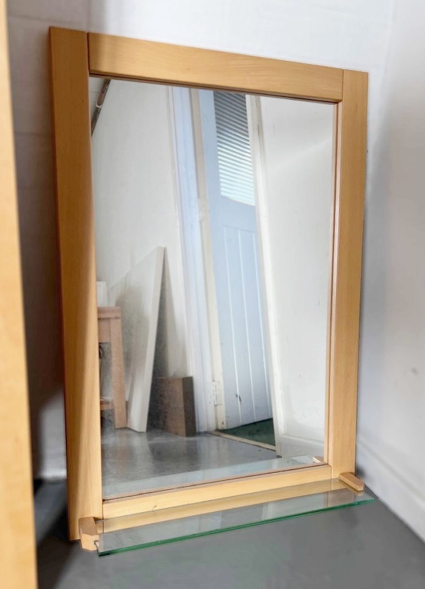 1 x VILLEROY & BOCH 3-Door Tallboy Bathroom Storage Cabinet With Matching Mirror - NO VAT ON THE - Image 2 of 5