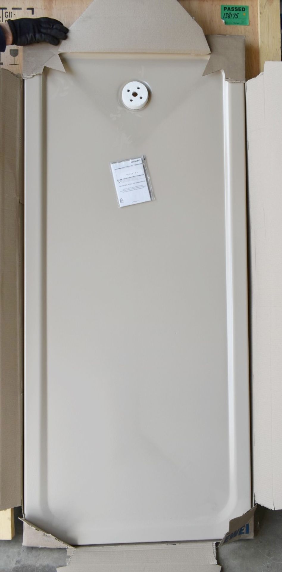 1 x KALDEWEI 'Cayonoplan' Rectangular Steel Enamel Rectangular Shower Tray, In Beige - RRP £993.00 - Image 2 of 8