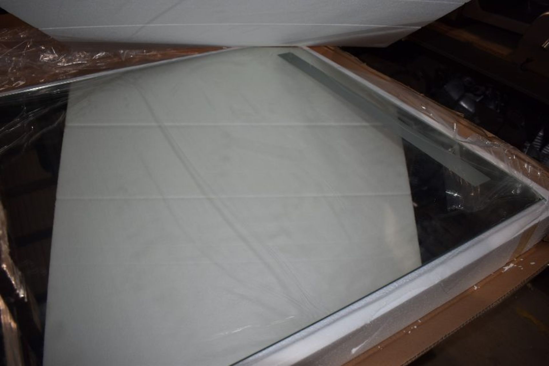 1 x Chelsom Large Illuminated LED Bathroom Mirror With Demister - Brand New Stock - As Used in Major - Image 8 of 13