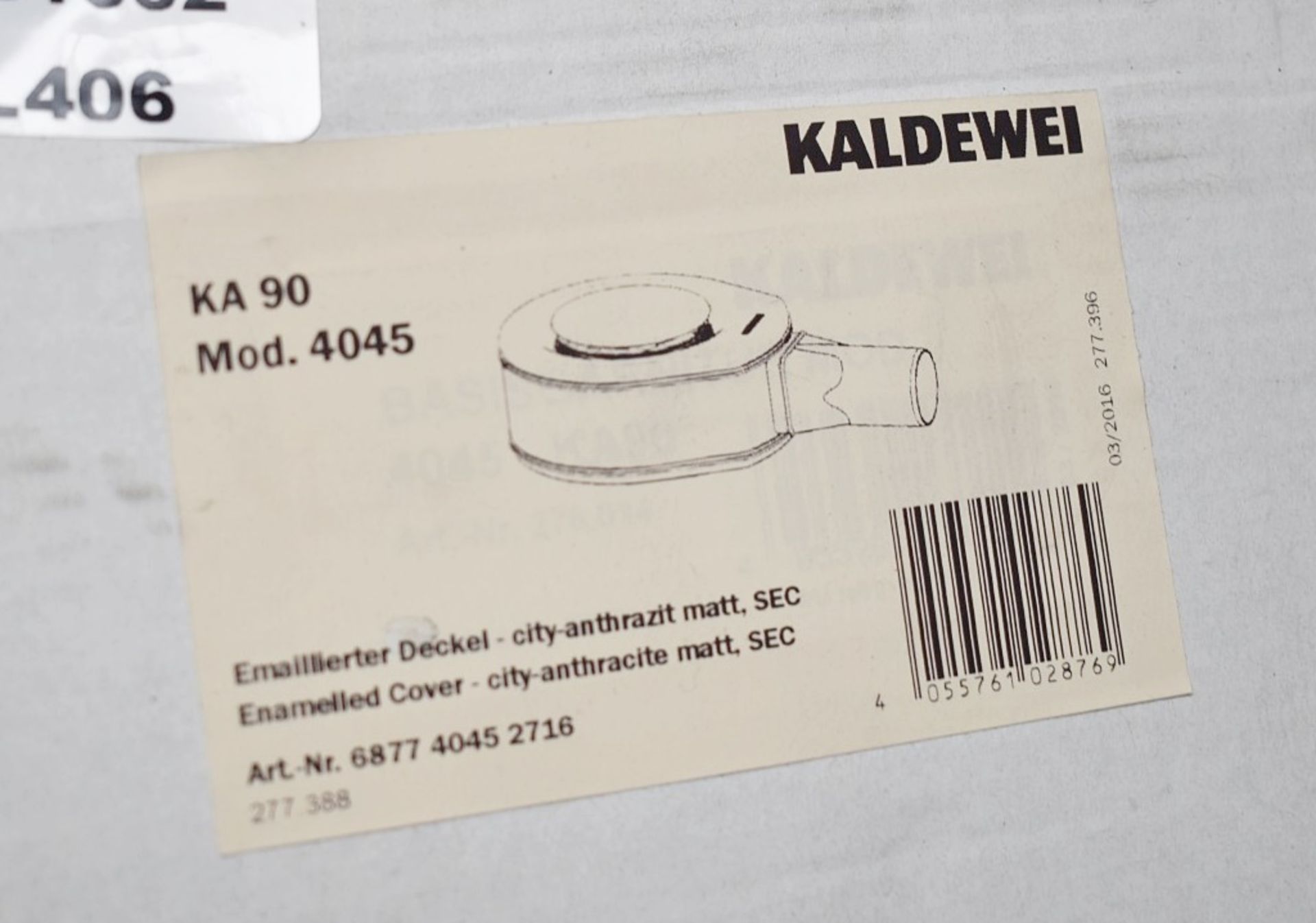 1 x KALDEWEI 4045 Waste and Cover, In Anthracite Grey - Boxed Stock - RRP £166.00 - Prod: BST25941 - - Image 2 of 4