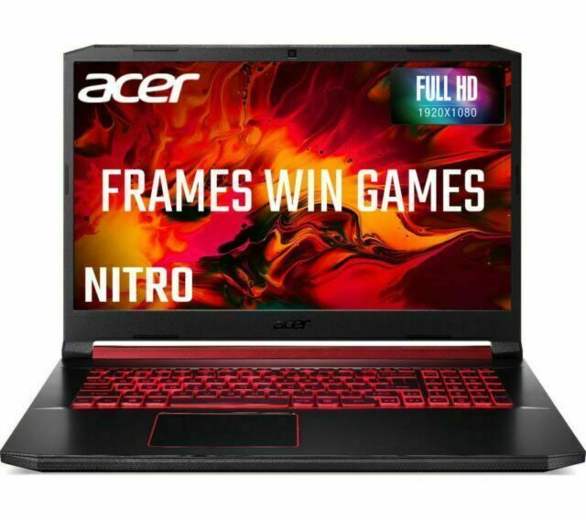 1 x Acer Nitro 17.3 Gaming Laptop - Intel i5-9300H, 16GB DDR4, 500GB M.2 SSD, 6GB GTX1660ti Graphics - Image 5 of 28