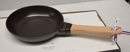 1 x STAUB Premium Cast Iron 20cm Frying Pan With Beechwood Handle - Original Price £109.00