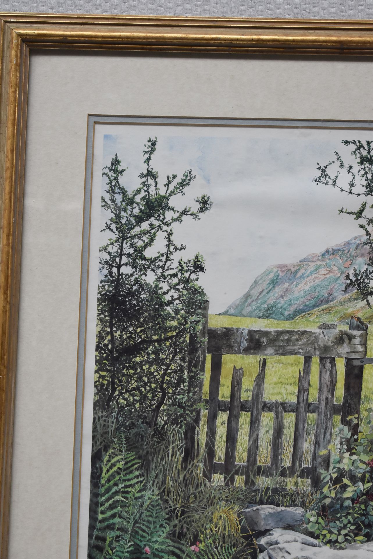 1 x LIMITED EDITION Framed Print  By Artist M. Wood, 'Weathered Gate' - Image 4 of 12