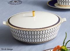 1 x WEDGWOOD Renaissance Gold Vegetable Tureen With Lid - Original Price £277.00