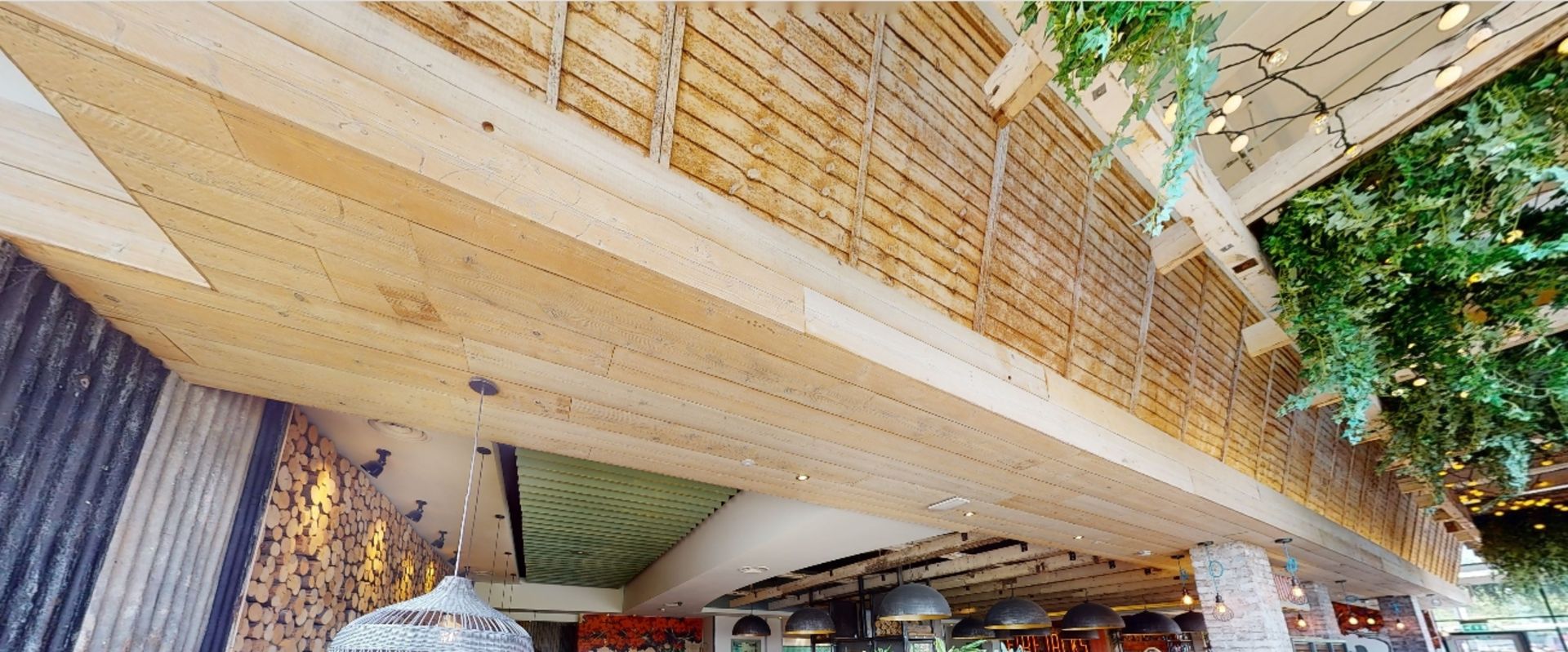 1 x Large Quantity of Natural Oak Wooden Wall Panelling - Various Sized Lengths - Image 10 of 14