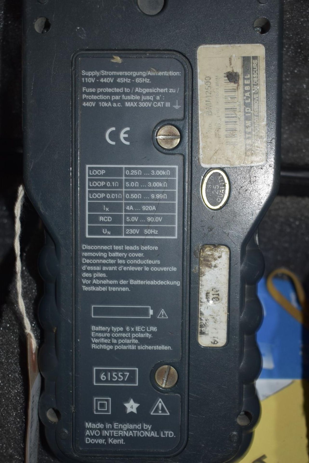 1 x MEGGER CTK 2500 Test Kit - Includes 1 x BMM 2500 insulation multimeter, and 1 x LCB2500 2 loop/ - Image 2 of 11