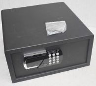 1 x Countertop Safe / Safety Deposit Box With Keypad - Ref: DS7596 ALT WH2 - CL816 - Location: