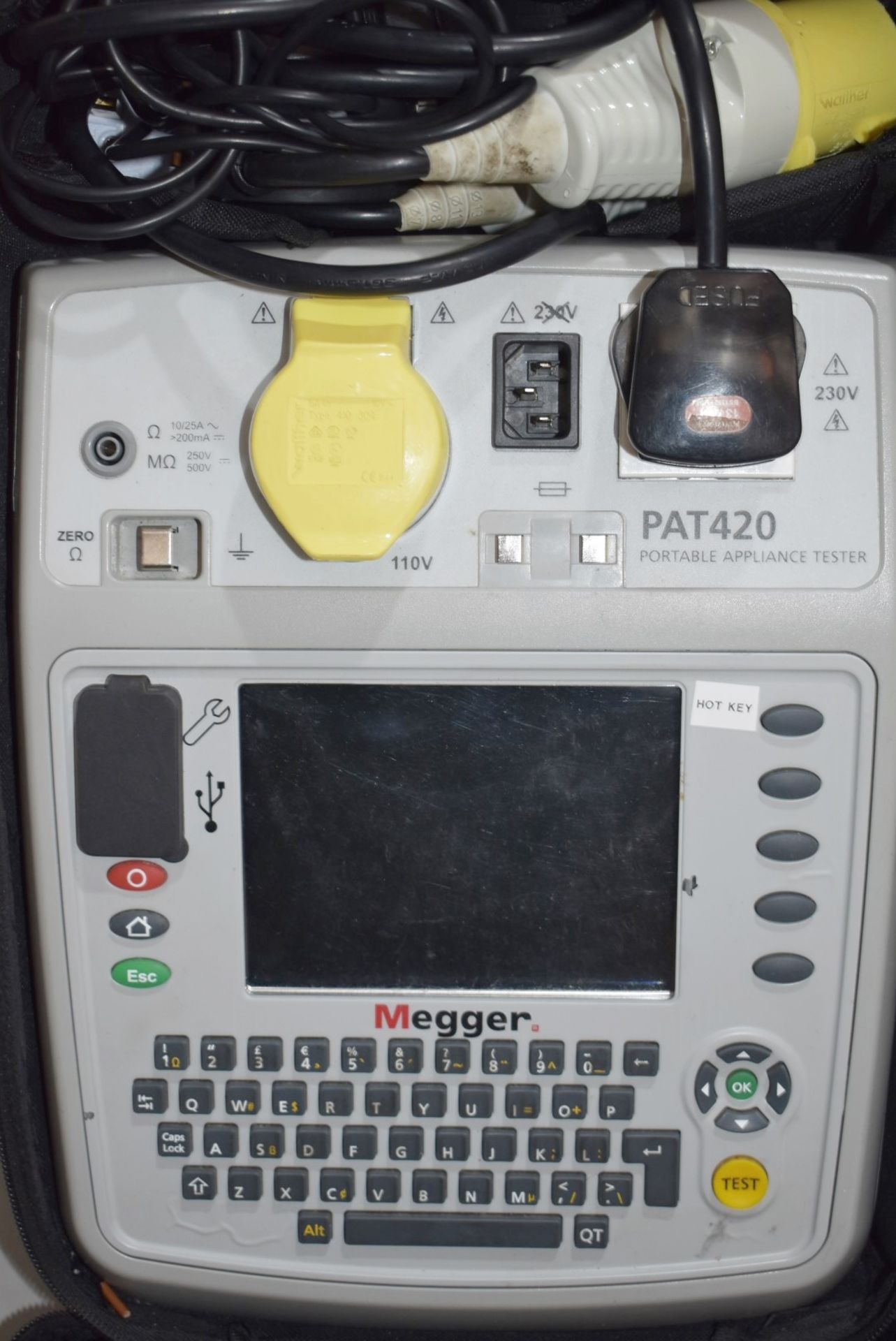 1 x MEGGER PAT420 Portable Appliance Tester- Original RRP £1,620.00 - Includes Power Lead, Pocket