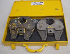 1 x REMS Pressing Tong Heads In Metal Carry Case - Ref: DS7590 ALT WH2 - CL816 - Location: