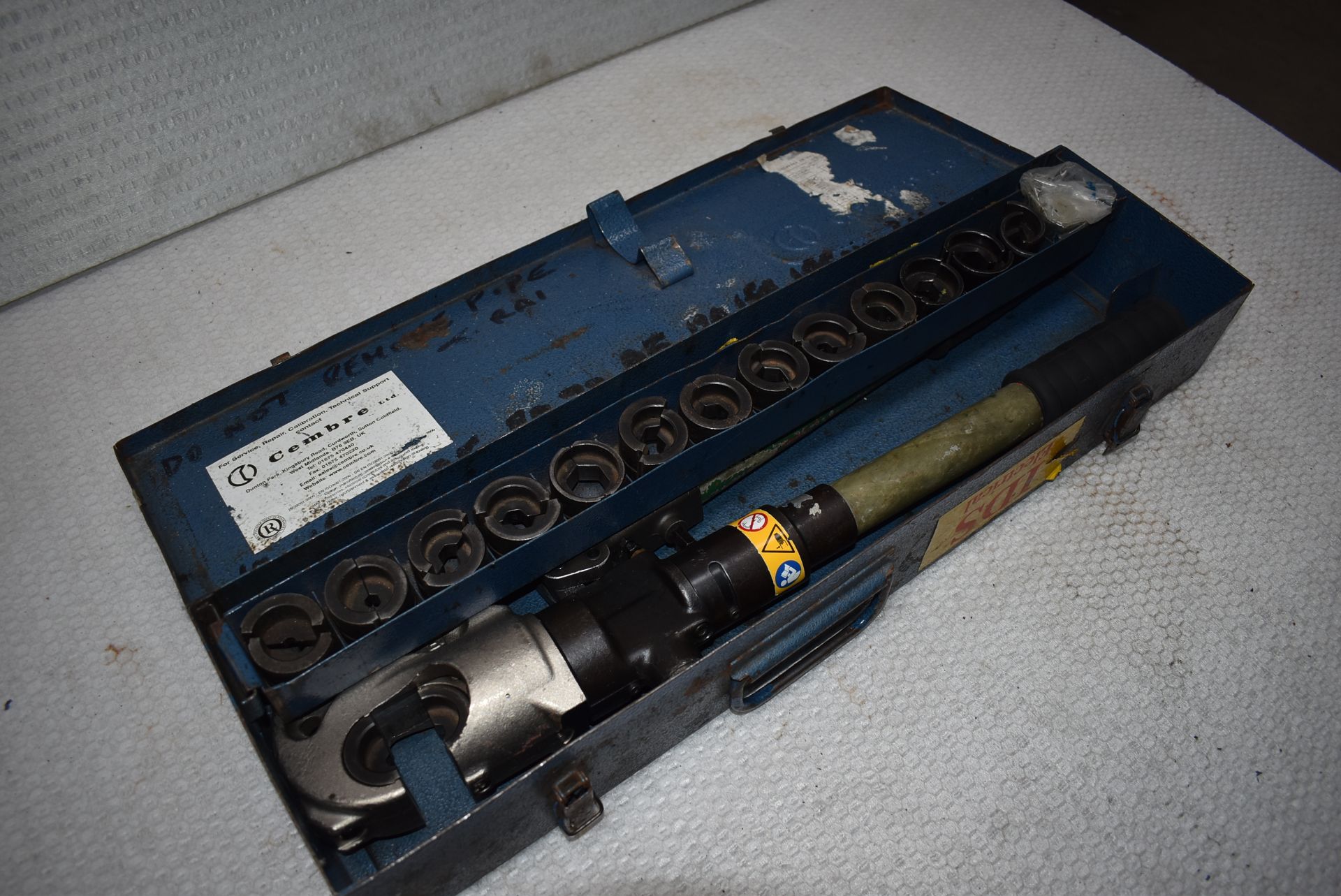 1 x Cembre Crimping Tool - Ref: C178 - CL816 - Location: Altrincham WA14 - Image 10 of 12