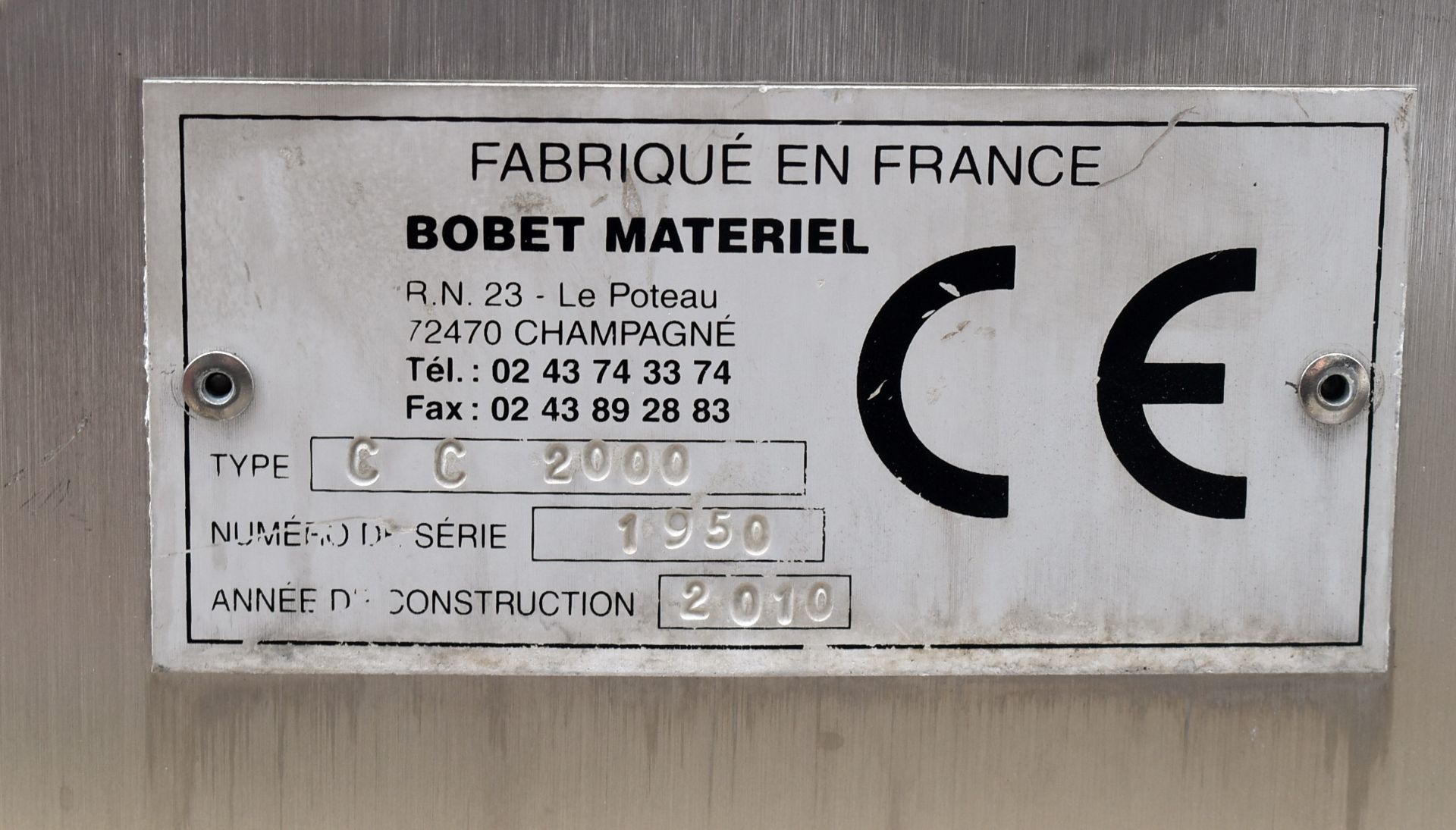 1 x Lave Botte 2 - CC2000 Sole and Boot Cleaner Machine - Ref: CHR107 - CL823 - Location: Altrincham - Image 6 of 10