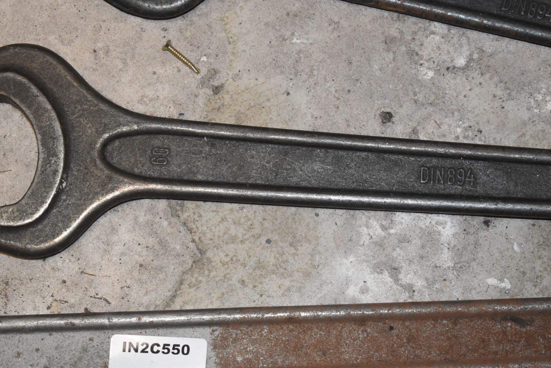 3 x Large Industrial Spanners - Image 6 of 6