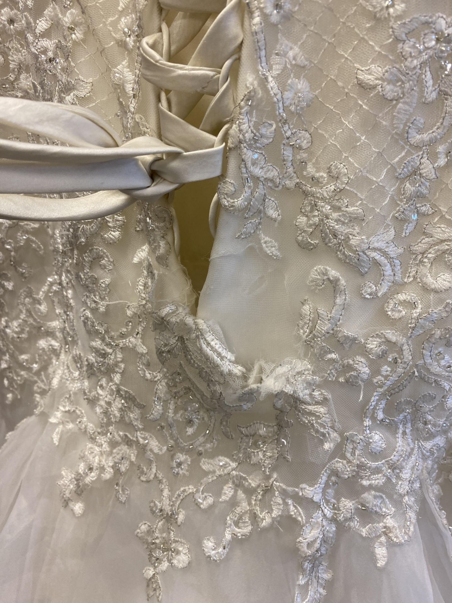 1 x REBECCA INGRAM 'Millicent' Strapless Mermaid Designer Wedding Dress RRP £1,200 UK12 - Image 10 of 10