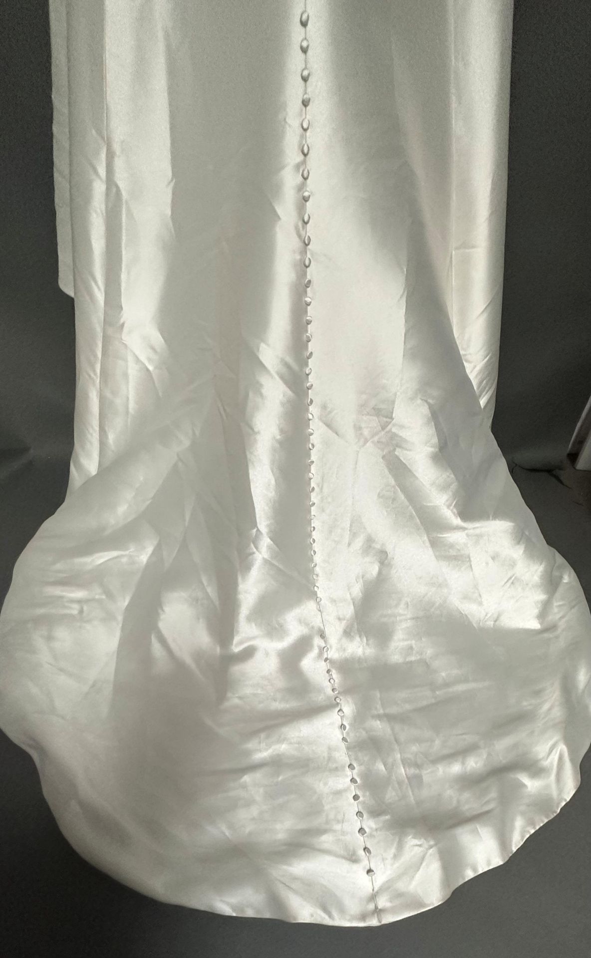 1 x REBECCA INGRAM Off The Shoulder Empire Designer Wedding Dress Bridal Gown, RRP £1,500 UK 10 - Image 2 of 5