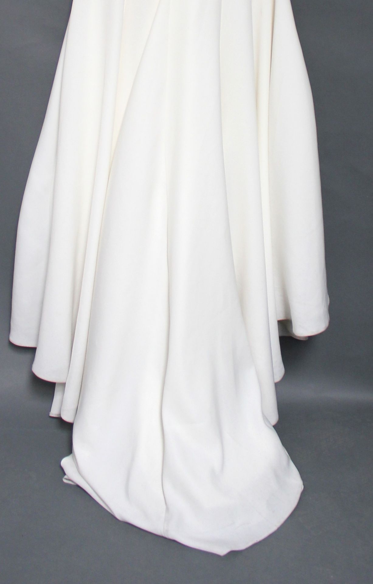 1 x MORI LEE Satin Fishtail Sweetheart Neckline Designer Wedding Dress RRP £1,050 UK12 - Image 5 of 6