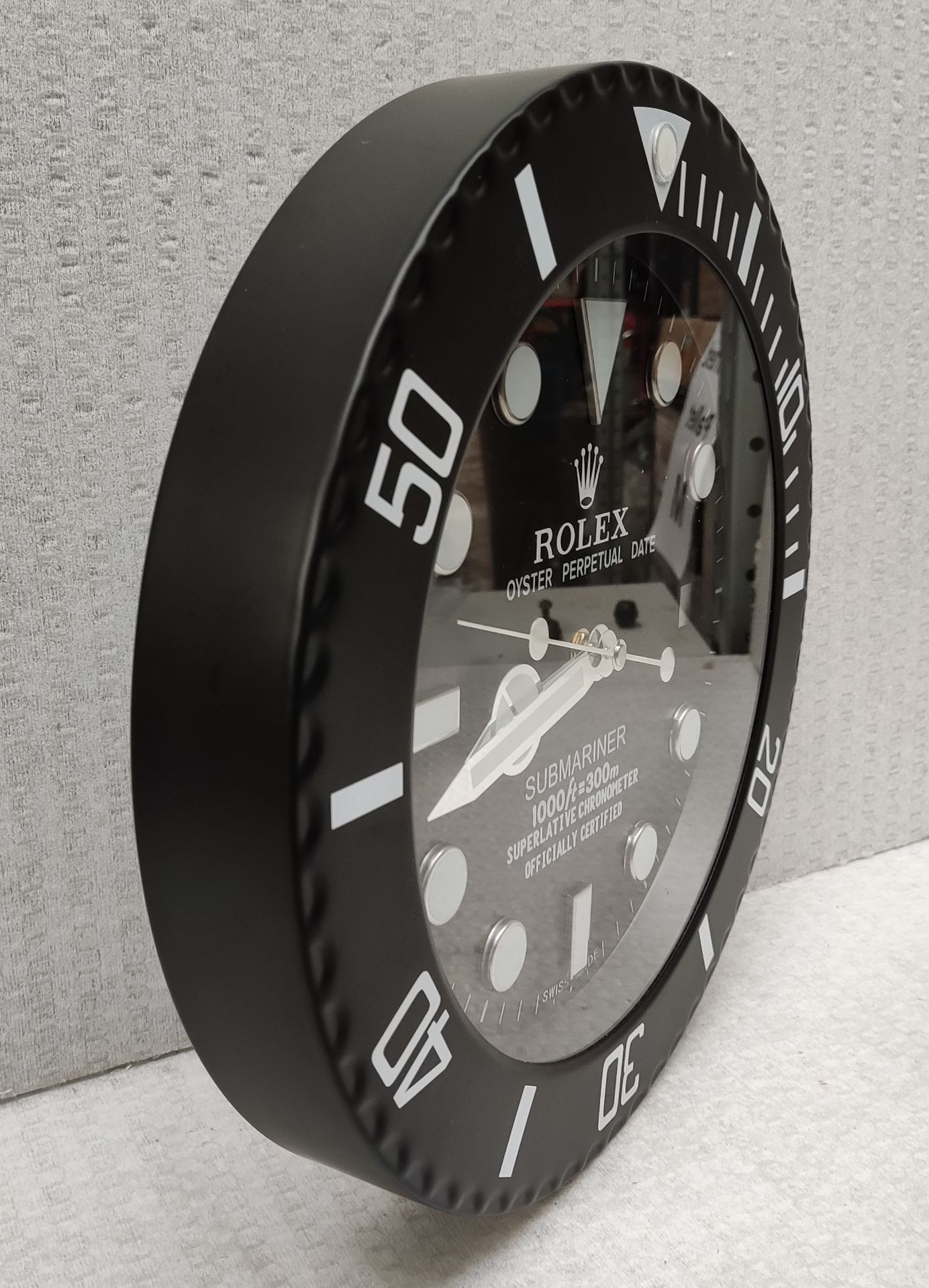 1 x Rolex Submariner Dealer Only Wall Clock - CL444 - Location: Altrincham WA14 Fully working and in - Image 13 of 13