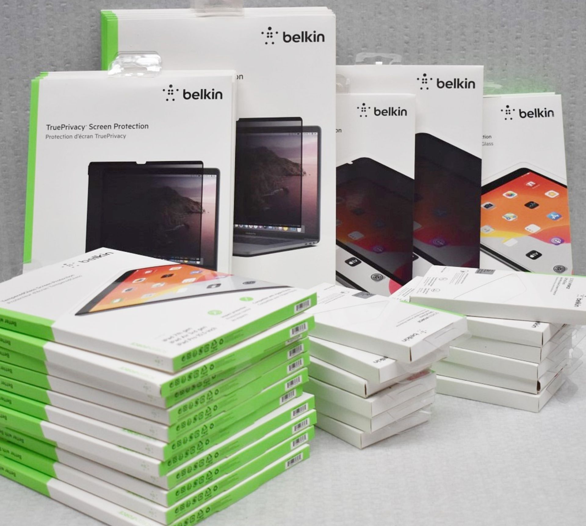 Joblot of 47 x Assorted BELKIN Screen Protectors For A Variety Of Mac Laptops & Ipads - New / Sealed