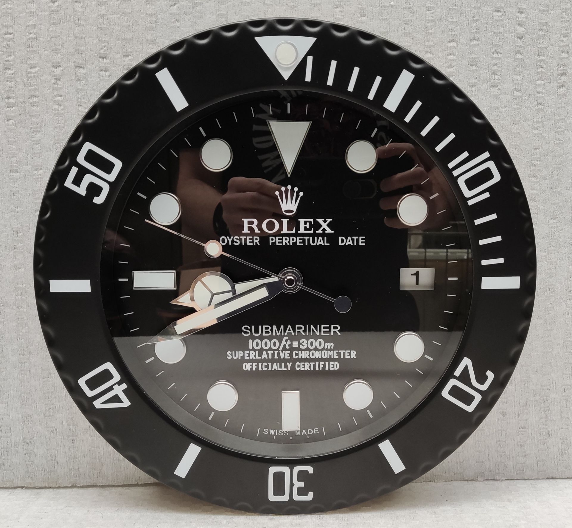 1 x Rolex Submariner Dealer Only Wall Clock - CL444 - Location: Altrincham WA14 Fully working and in - Image 5 of 13