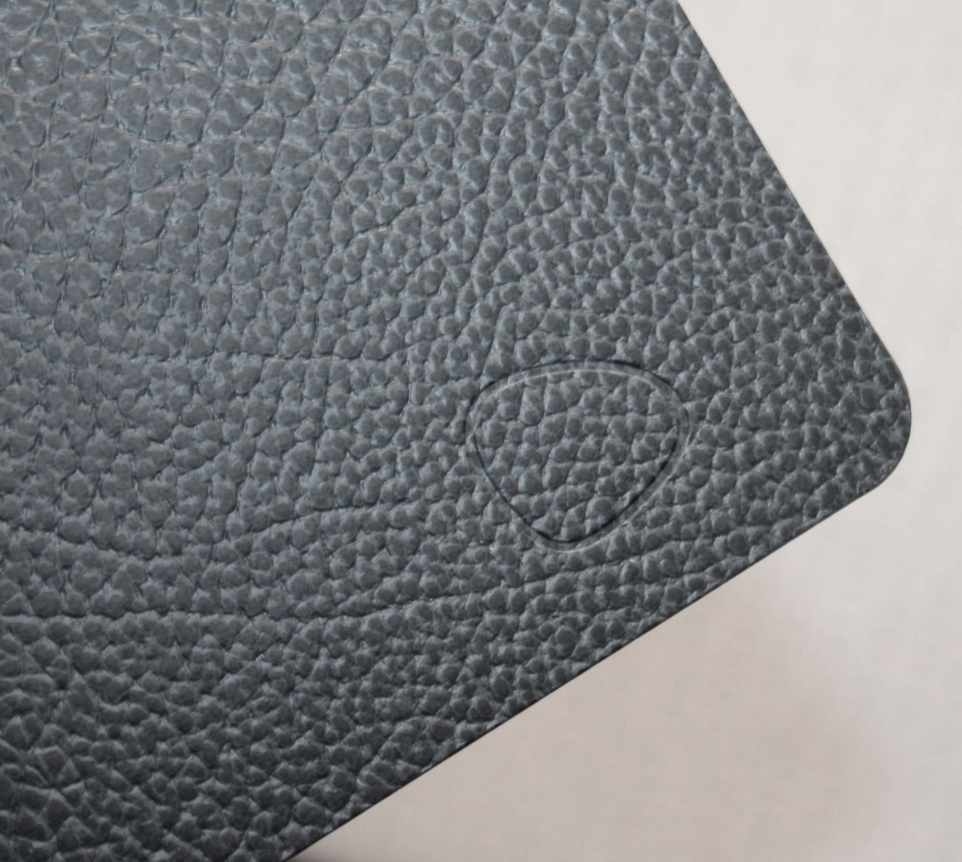 Set of 4 x LIND DNA 'Hippo' Leather Square Placemats Table Mats, In Black - Original Price £72.95 - Image 3 of 9