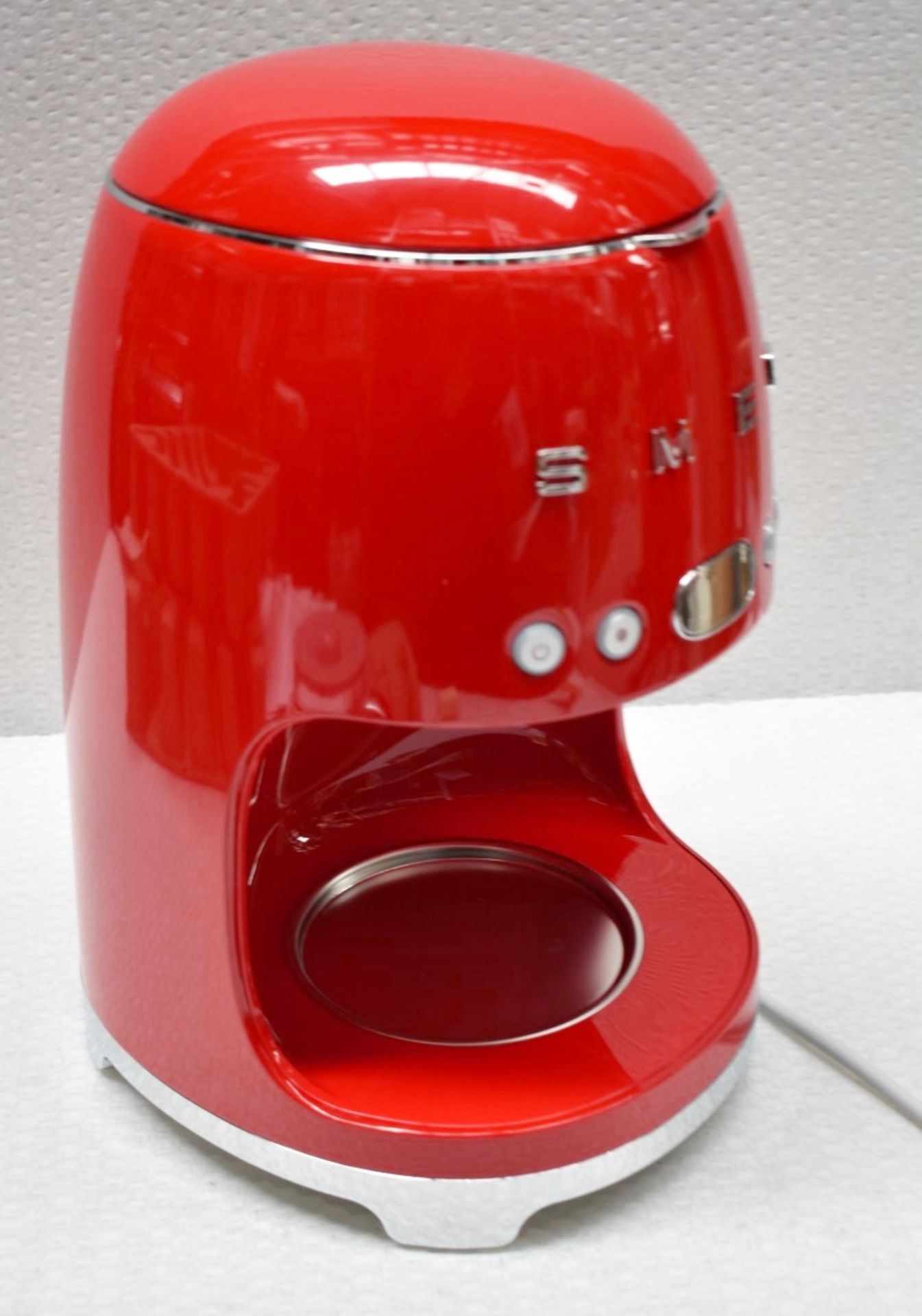 1 x SMEG Drip Retro-Style Filter Coffee Machine In Red, With Reuseable Filter And Digital - Image 13 of 15