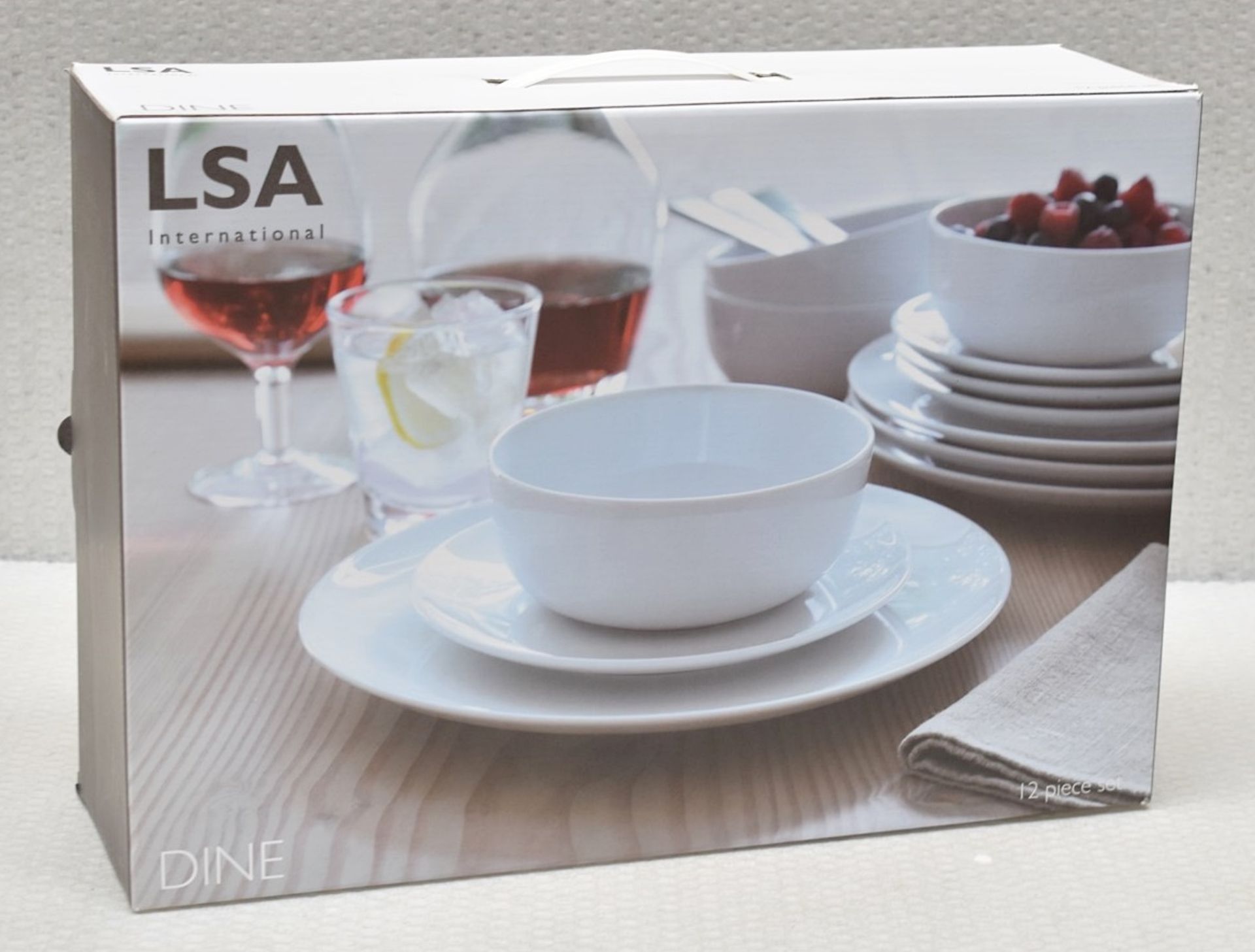 1 x LSA INTERNATIONAL 'Dine' Porcelain 15-Piece Tableware Assortment (No Bowls) - RRP £100.00 - Image 3 of 14