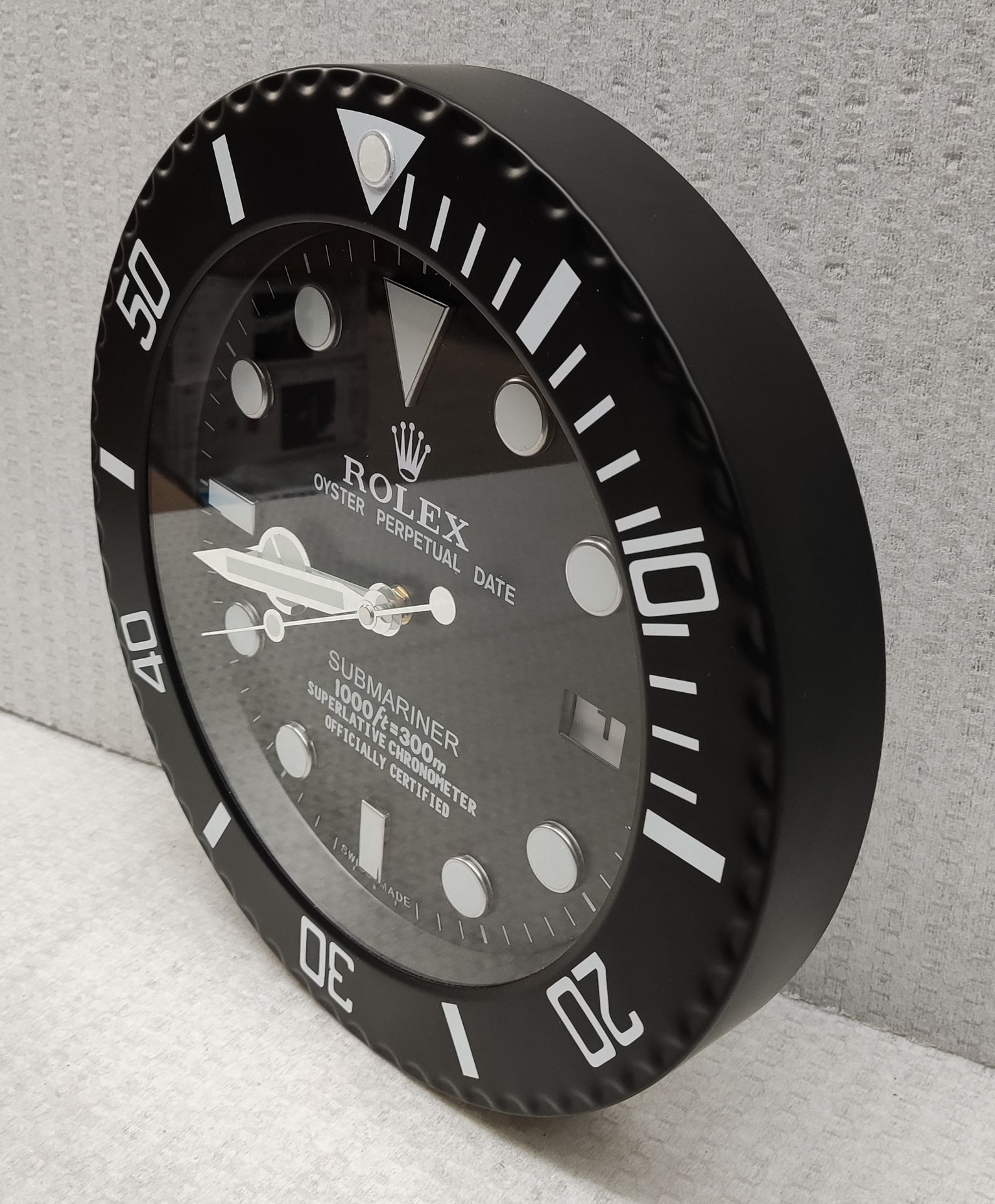 1 x Rolex Submariner Dealer Only Wall Clock - CL444 - Location: Altrincham WA14 Fully working and in - Image 4 of 13