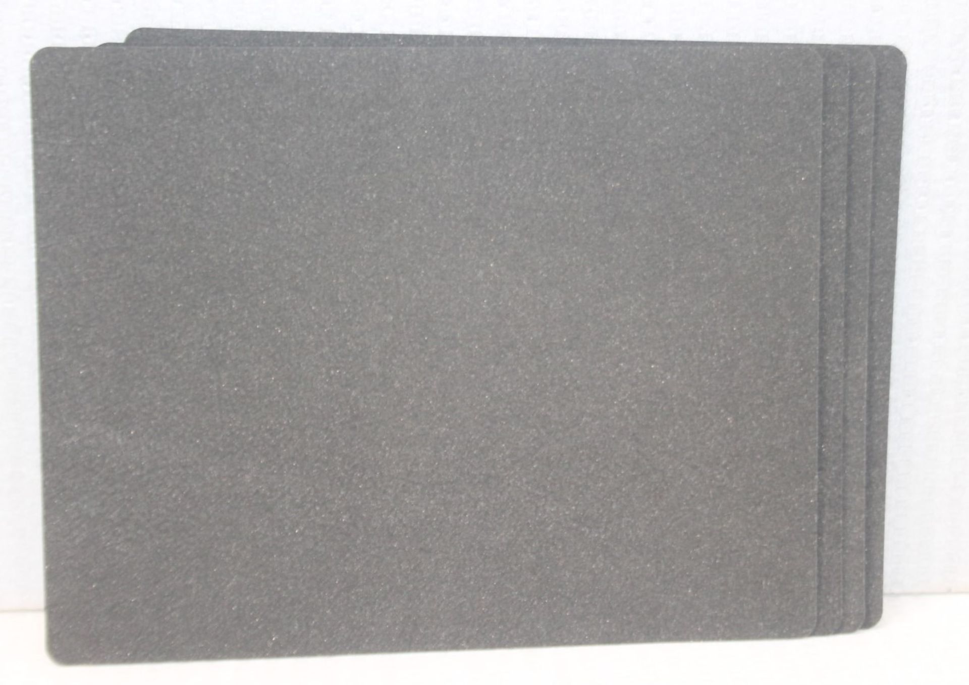 Set of 4 x LIND DNA 'Hippo' Leather Square Placemats Table Mats, In Black - Original Price £72.95 - Image 7 of 9