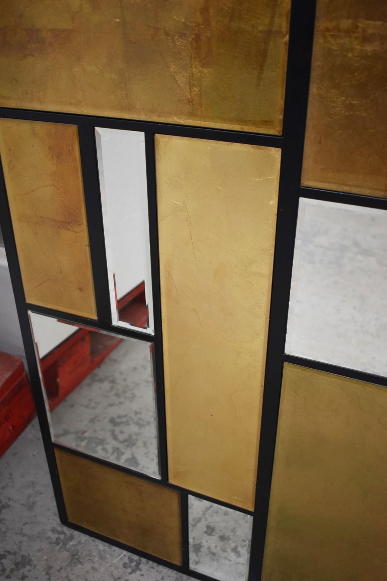 1 x Impressive 1.8-Metre Long Mirror With Gold Leaf Panels - Ref: CNT401/GIT - CL845 - NO VAT - Image 5 of 8