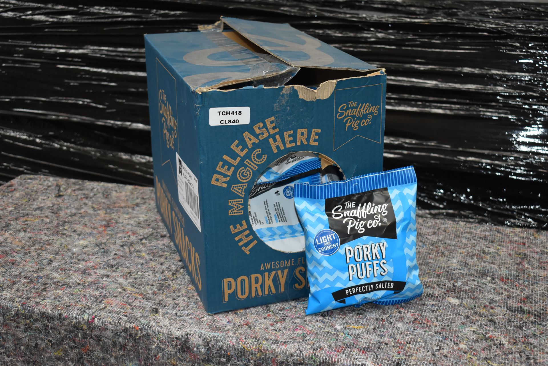 1 x Box of The Snaffling Pig Co. Pork Crisps - Image 2 of 6