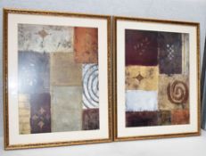 1 x Framed Abstract Art Prints - Ref: KKH175 - CL848 - NO VAT ON THE HAMMER - Location: Altrincham