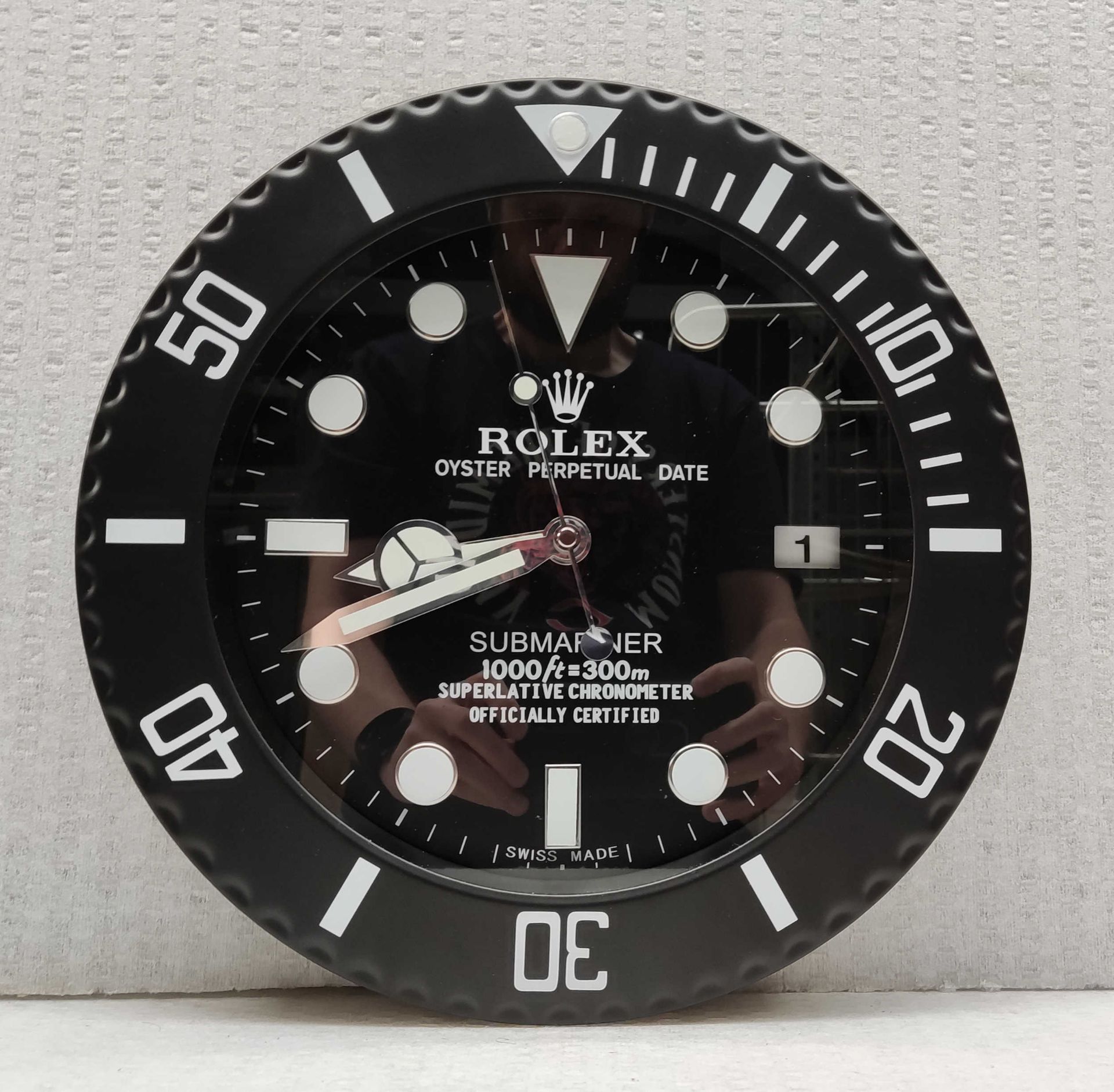 1 x Rolex Submariner Dealer Only Wall Clock - CL444 - Location: Altrincham WA14 Fully working and in - Image 9 of 13