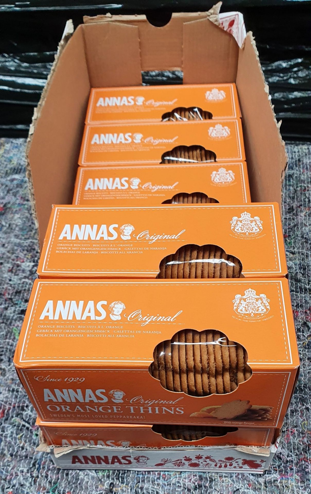 8 x Annas Original Orange Thins 150g - New Stock - Ref: TCH283 - CL011 - Location: Altrincham - Image 3 of 3