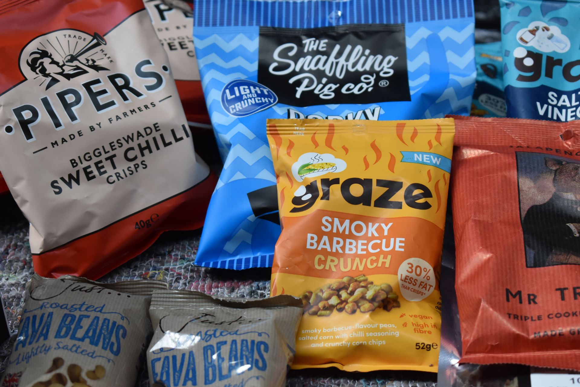 63 x Assorted Consumable Food Products Including Pipers Crisps, Graze Flavoured Peanuts, Mr. - Image 16 of 16
