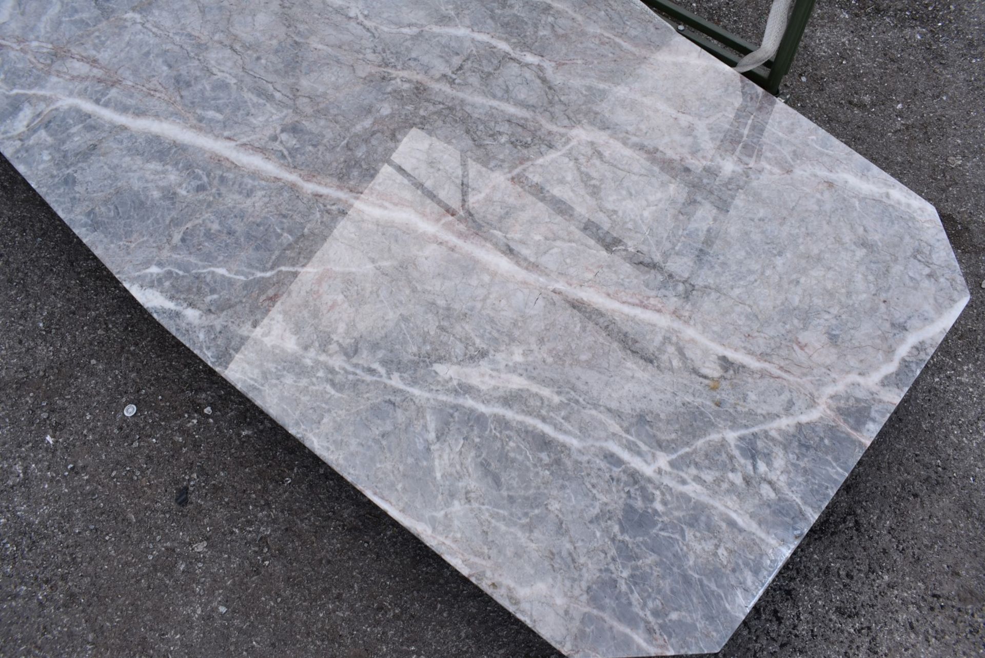 1 x Designer Marble Dining Table Top - 260 x 110cms - Please Read The Description - Image 2 of 8