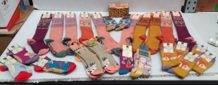 27 x Assorted Pairs of Socks by Powder - Ref: TCH454 - CL840 - Location: Altrincham WA14