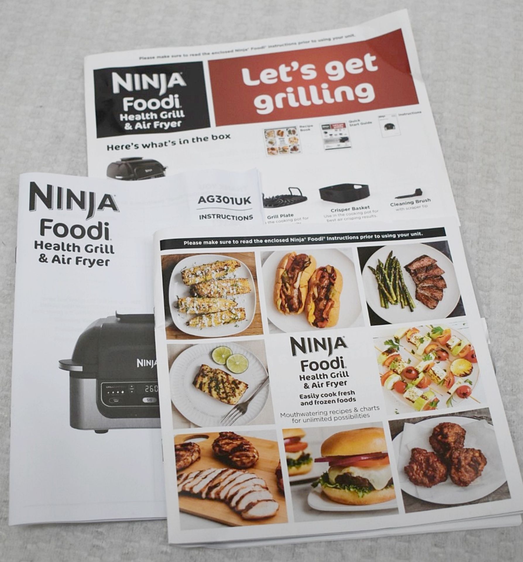 1 x NINJA FOODI Health Grill & Air Fryer - Original Price £219.99 - Unused Boxed Stock - Image 14 of 14