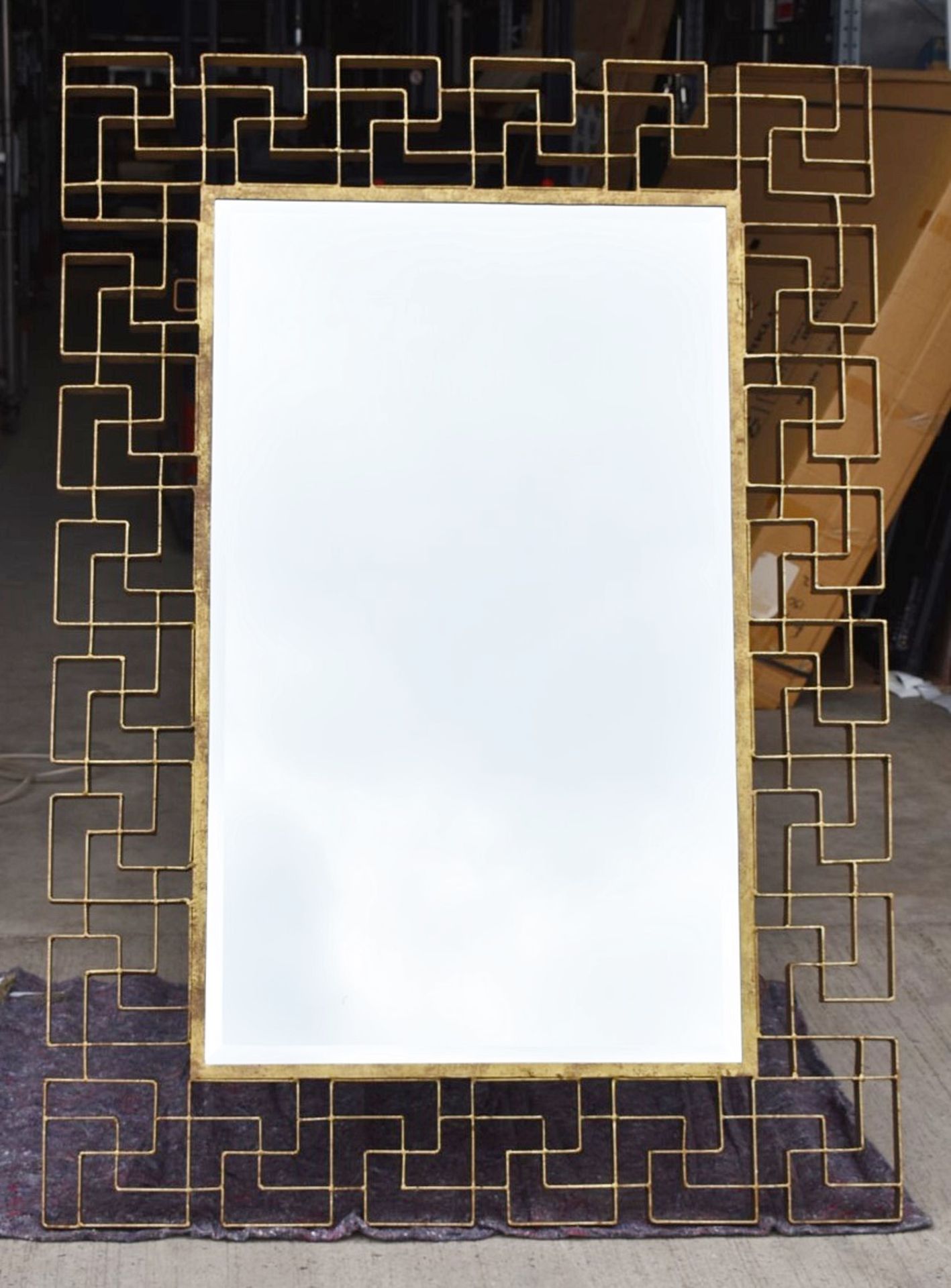 1 x Vintage Mirror With Ornate Gilded Gold Frame - Ref: JMS211 CNT/WH2 - CL845 - NO VAT ON THE