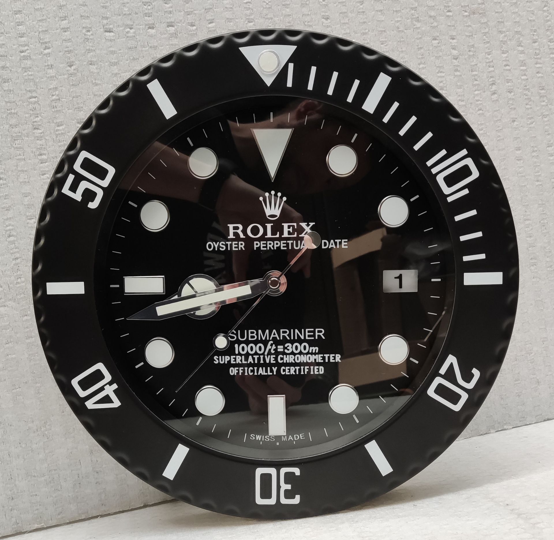 1 x Rolex Submariner Dealer Only Wall Clock - CL444 - Location: Altrincham WA14 Fully working and in - Image 11 of 13