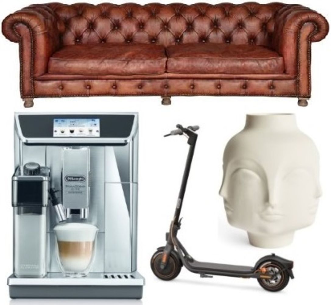 Luxury Homewares, Designer Goods & Furniture: FRATO, TIMOTHY OULTON, SIEMATIC, PORSCHE, SEGWAY + General Auction