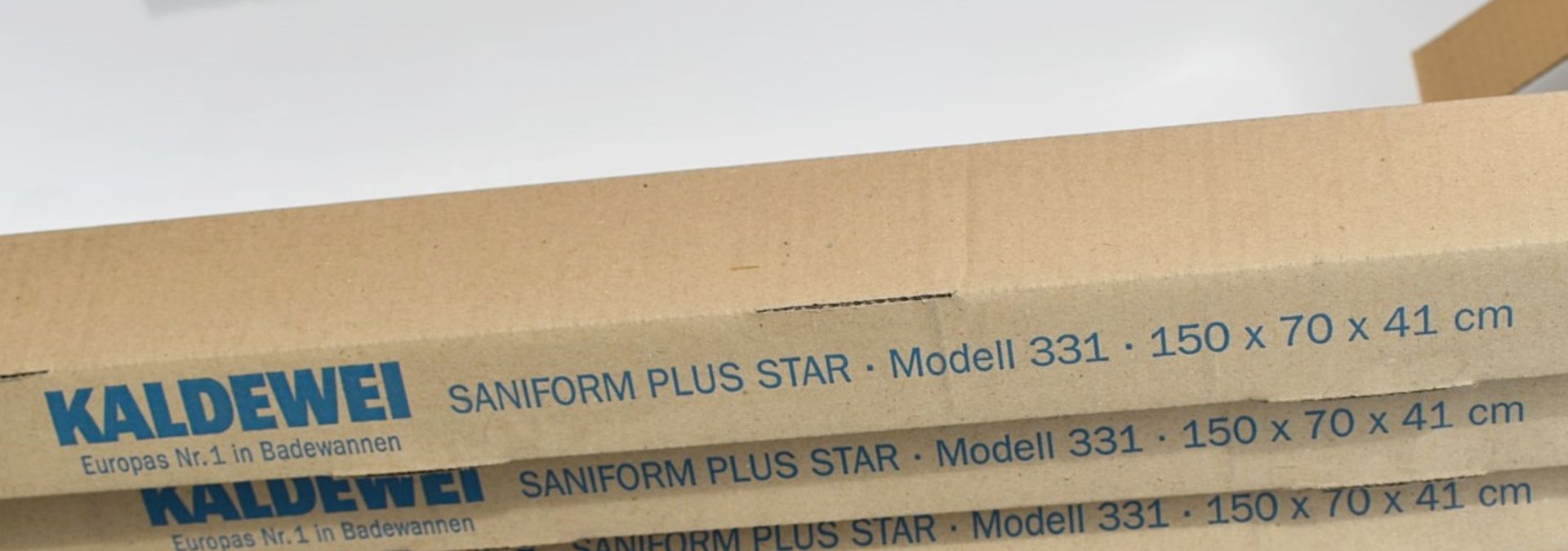1 x KALDEWEI 'Saniform Plus Star' Premium 2-Tap-Hole Steel Enamel Rectangular Bath - RRP £696.00 - Image 9 of 12