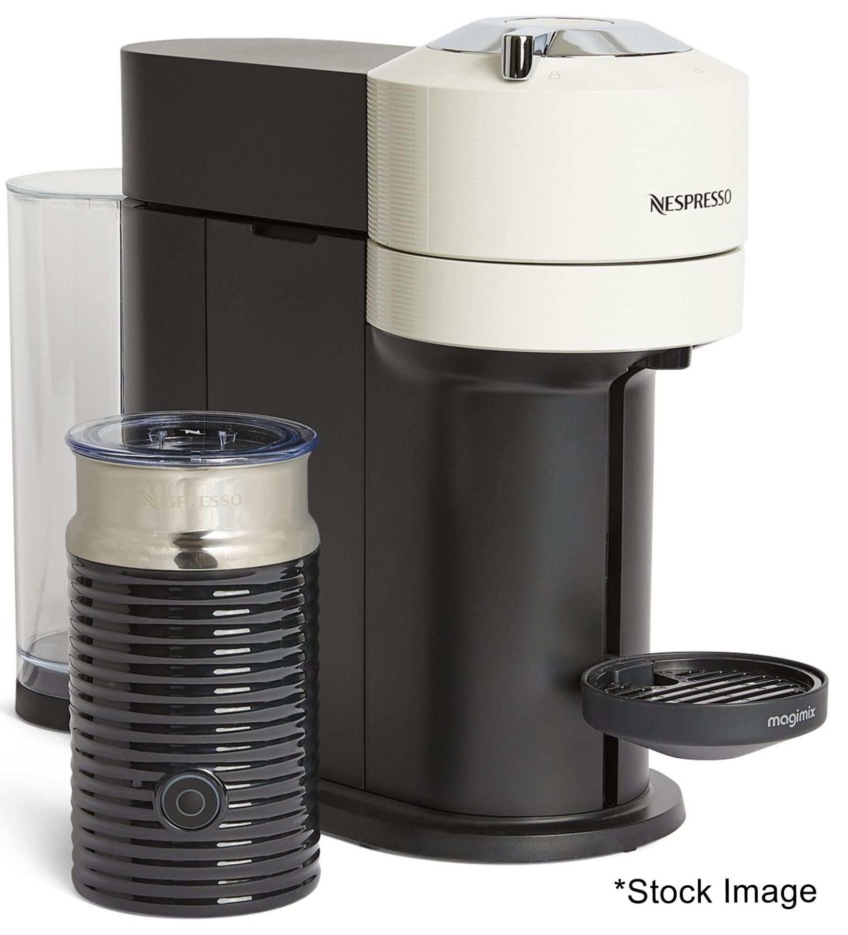1 x NESPRESSO 'Vertou' Next Coffee Machine with Aeroccino3 Milk Frother - Original Price £200.00