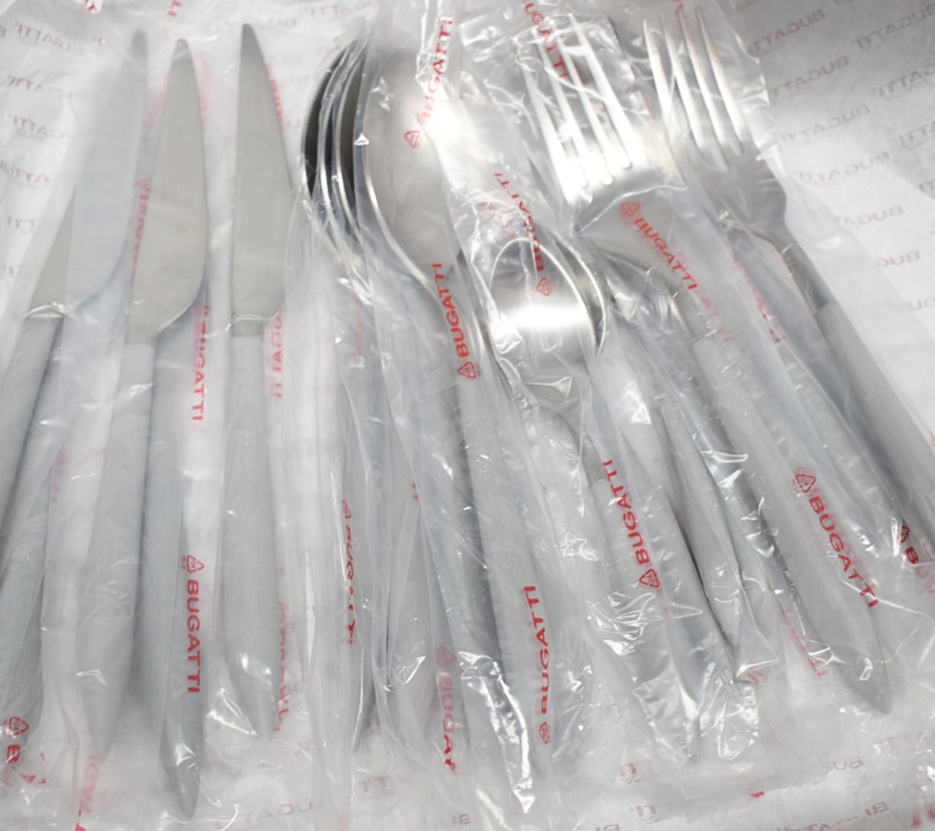 1 x BUGATTI 'Ares' Italian Designer Stainless Steel 24-Piece Cutlery Set - Original Price £299.00 - Image 8 of 10