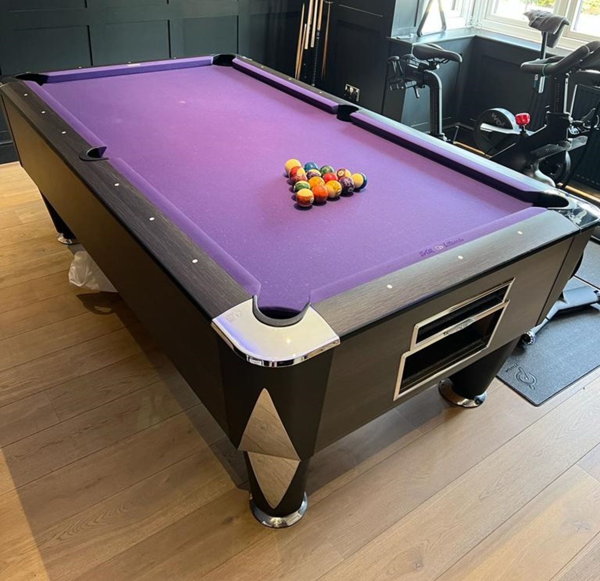 1 x SAM Billiards 7' x 4' Pool Table With Cues - CL011 - Location: Greater Manchester - Image 2 of 5