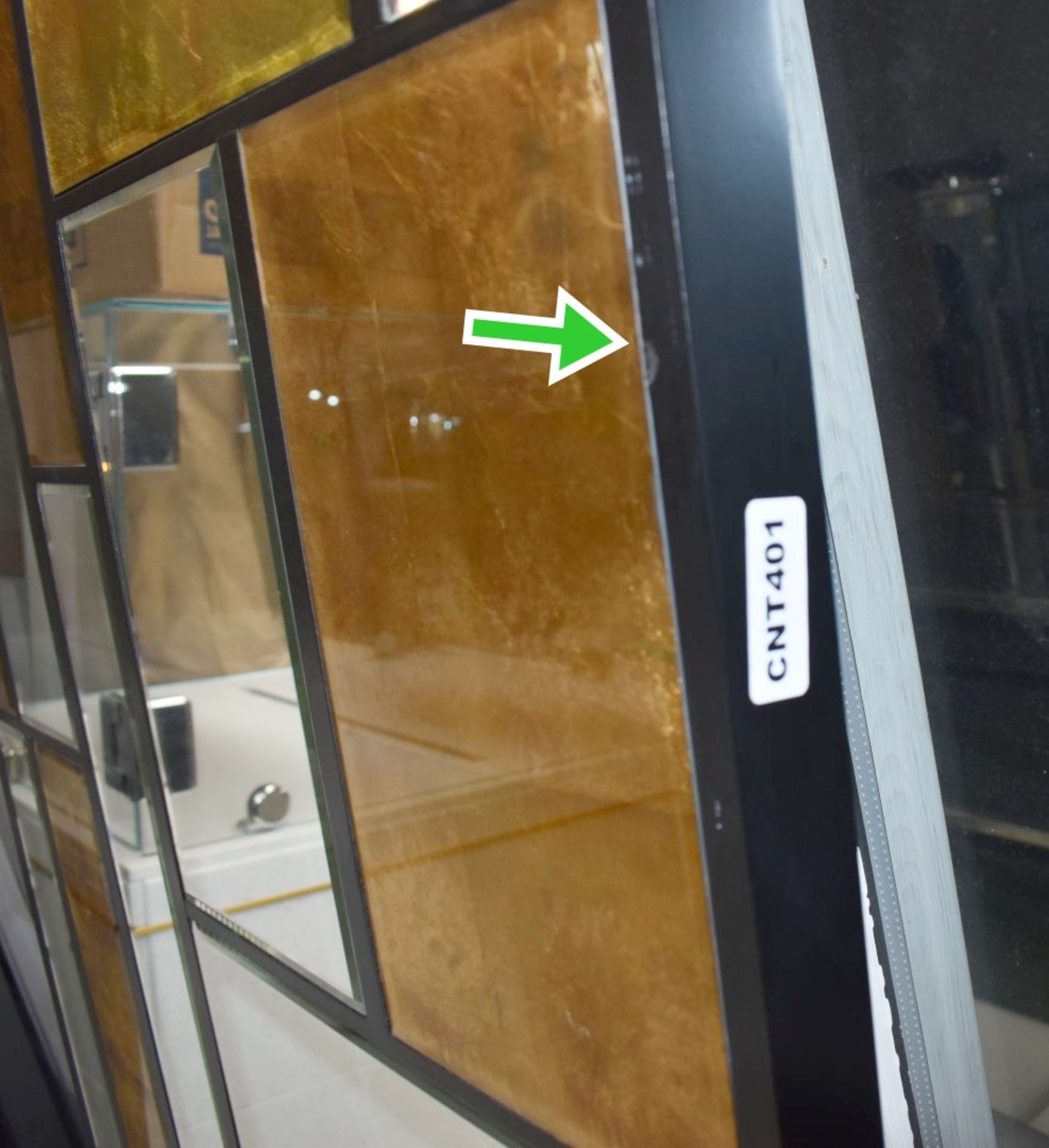 1 x Impressive 1.8-Metre Long Mirror With Gold Leaf Panels - Ref: CNT401/GIT - CL845 - NO VAT - Image 3 of 8