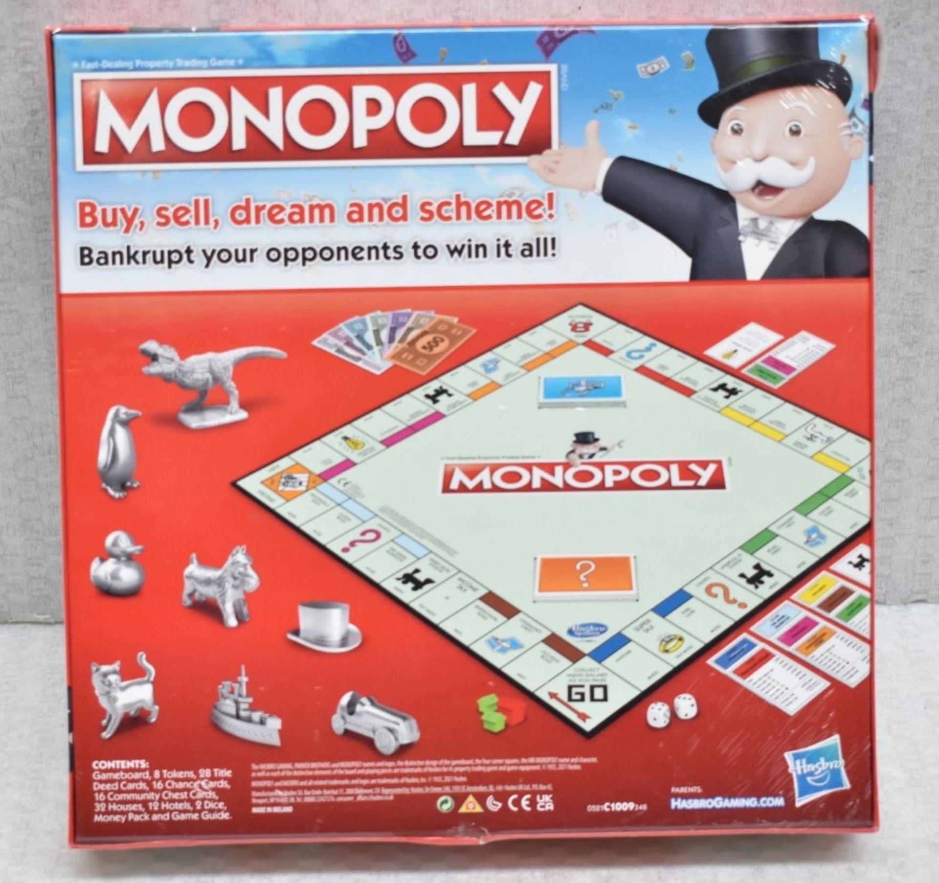 1 x MONOPOLY BOARD GAME - Unused Boxed Stock - Ref: HAS2339/WH2/C11/02-23-1 - CL987 - Location: - Image 2 of 3