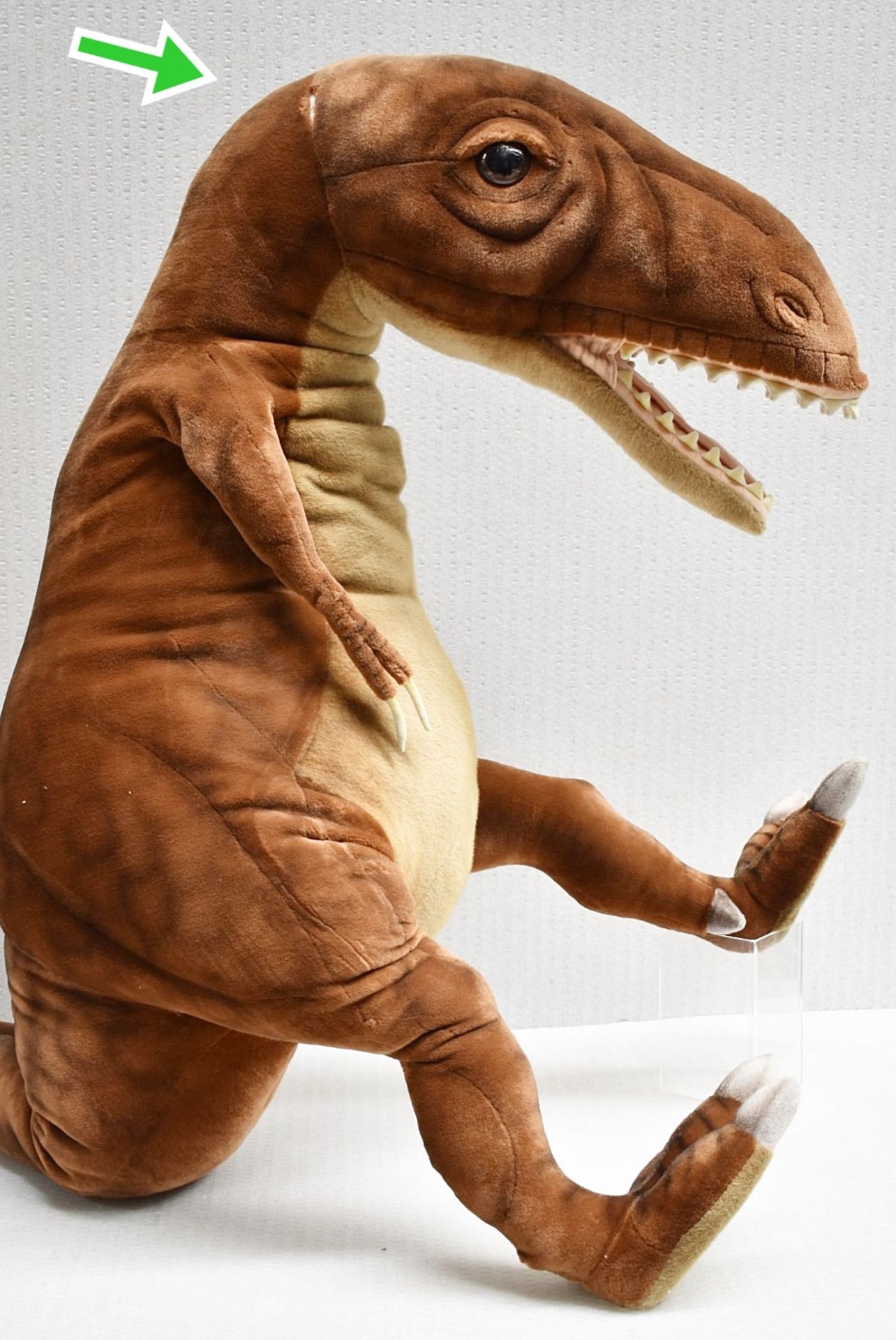 1 x HANSA Giant 1-Metre Tall Plush T-Rex Dinosaur - Original Price £259.00 - Ex-Display - Image 6 of 11