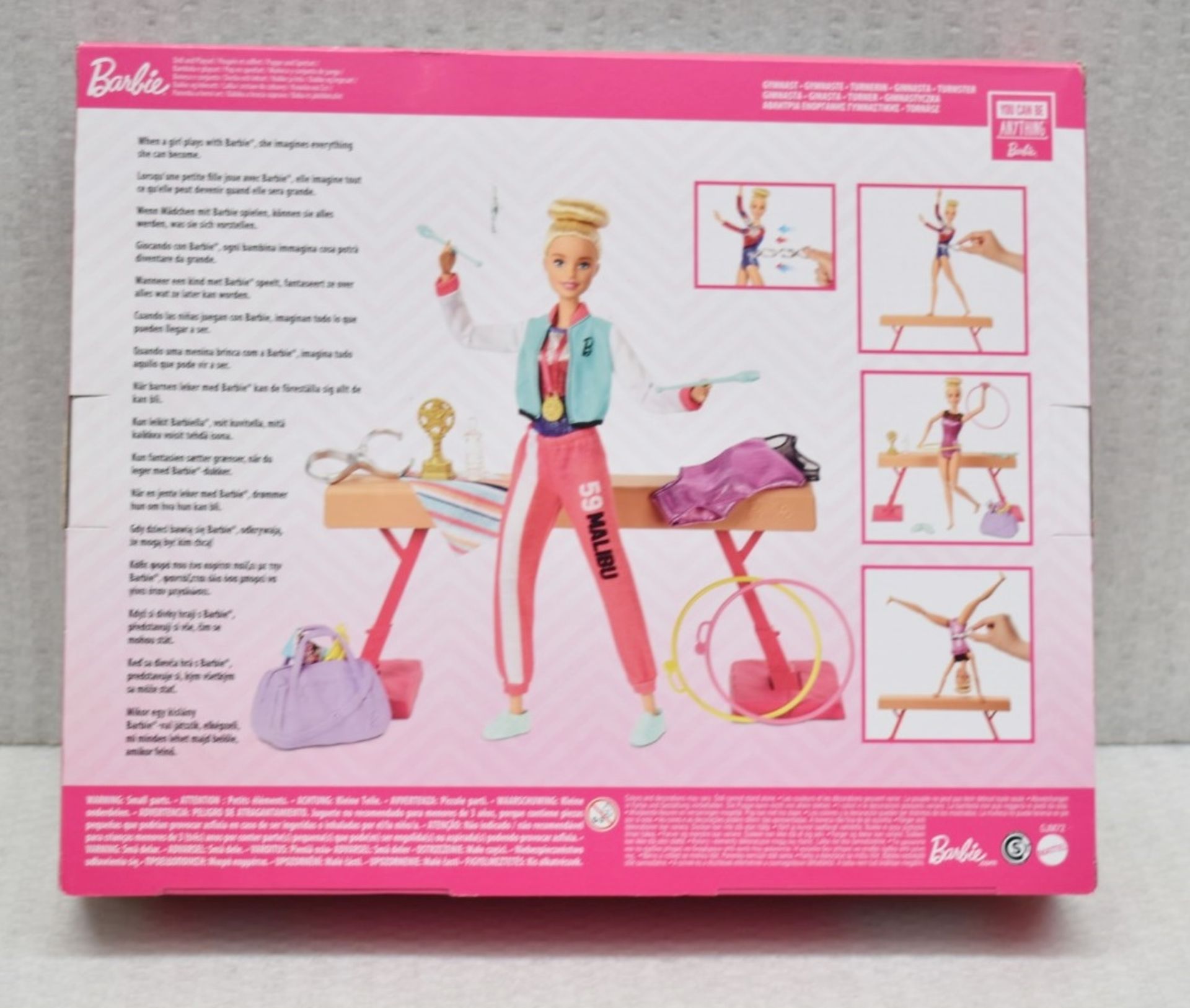 1 x BARBIE Sport Gymnastics Doll and Playset - Unused Boxed Stock - Ref: HAS2312/WH2/C11/02-23-1 - - Image 3 of 3