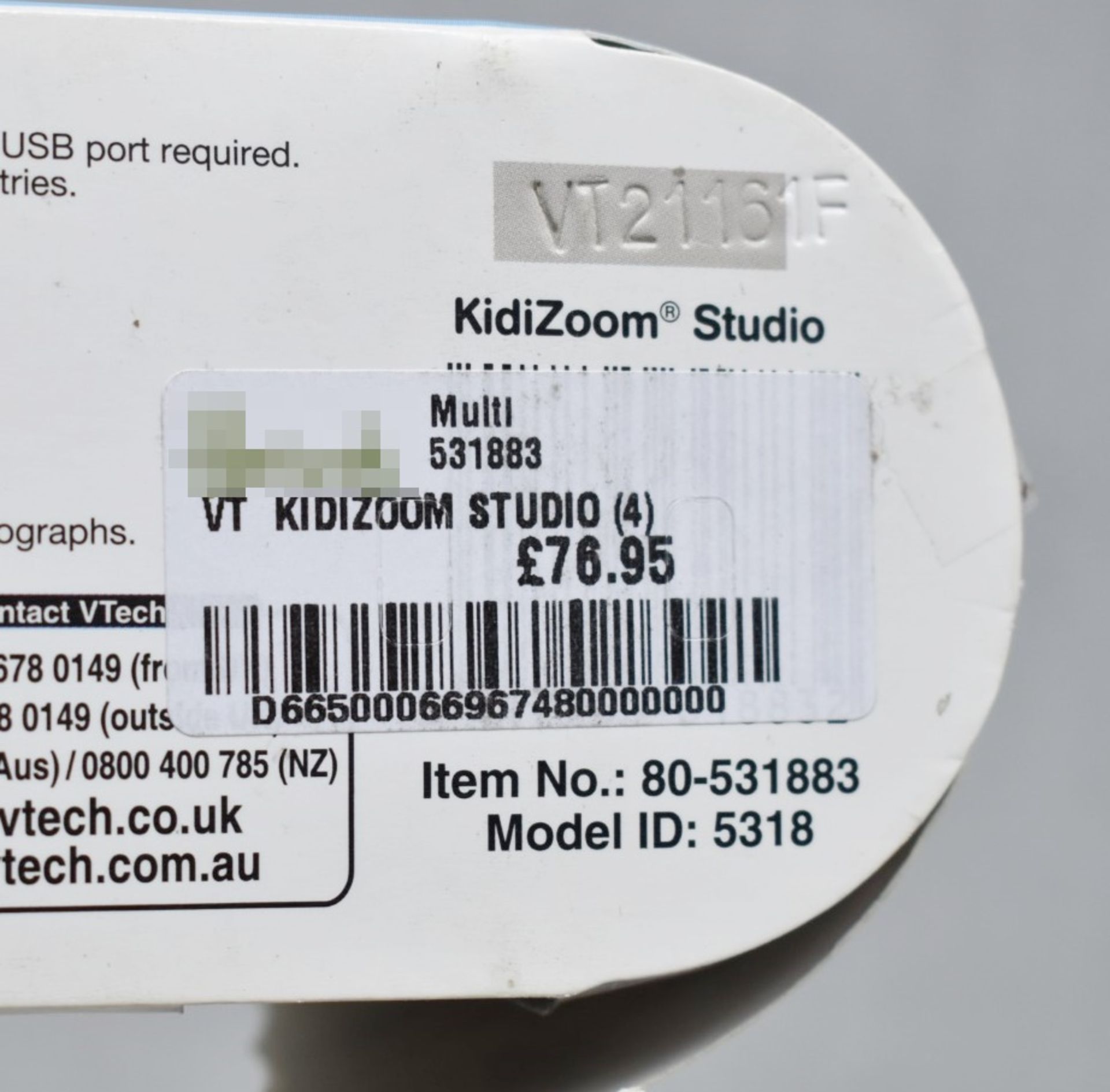 1 x VTECH Kidizoom Studio Camera Kit - Original Price £76.95 - Unused Boxed Stock - Ref: HAS2332/ - Image 4 of 4