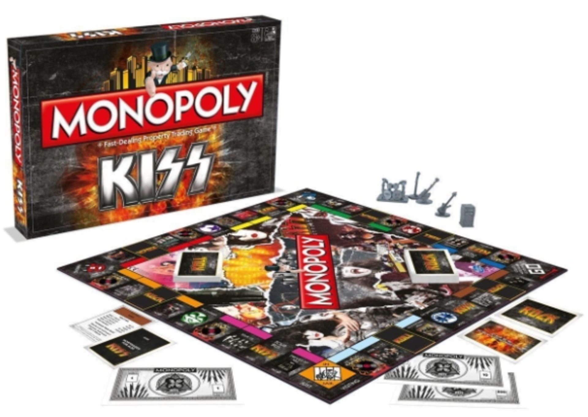 1 x Kiss Monopoly Board Game - Official Collector's Edition - New and Sealed - CL720 - Location: - Image 2 of 2