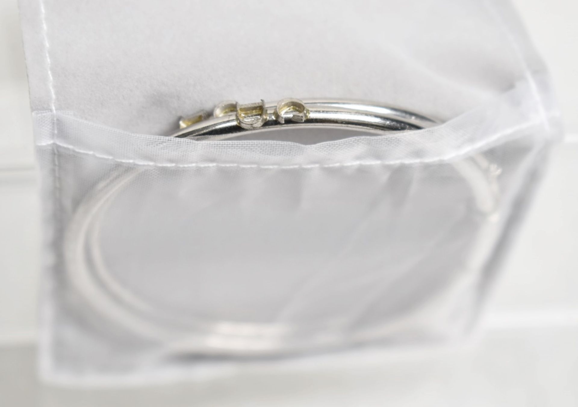 Pair Of DIOR Hoop Crystal Encrusted Earrings - Ref: CNT778/WH2/C23 - CL845 - NO VAT ON THE - Image 4 of 5